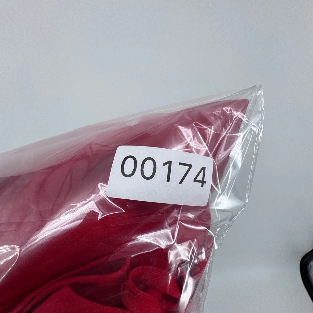 Red Cold Shoulder Mini Dress Chiffon Spaghetti Strap Shift Tunic‎